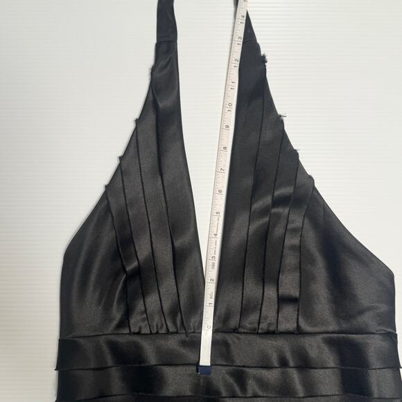 BCBGMAXAZRIA T Bandage Halter Bandage Dress VTG Women’s 10 Tiered Y2K 2000s Club - Picture 15 of 16